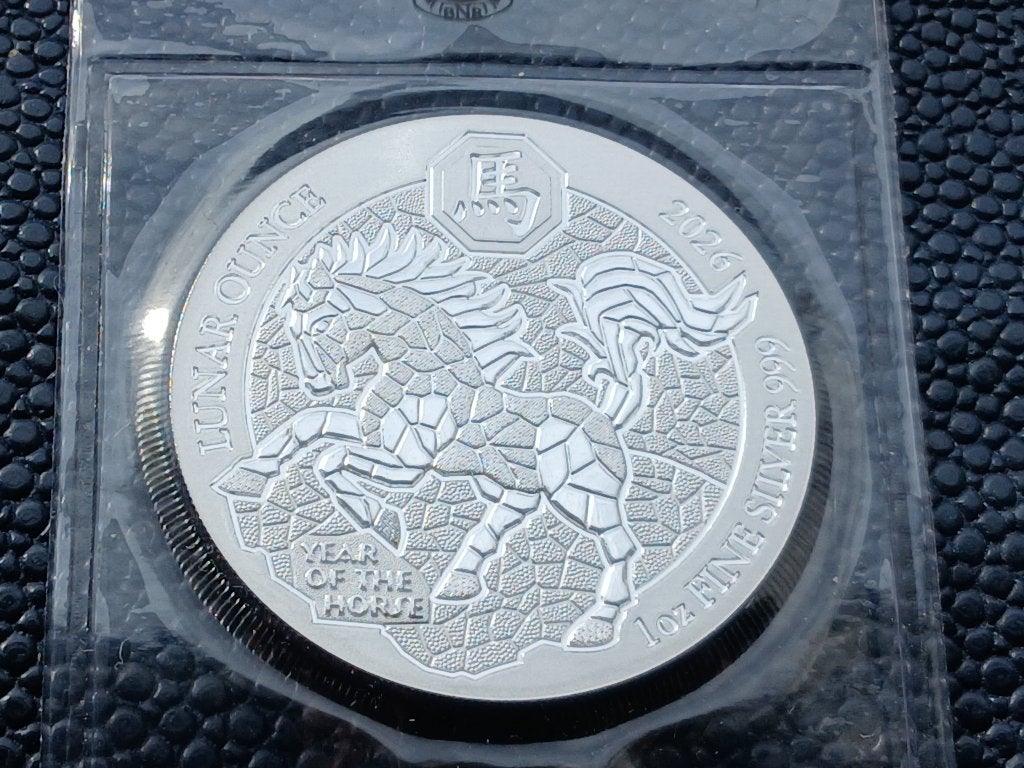 2026 Rwanda 1 oz zilveren Paard, Ophalen of Verzenden, Overige landen, Zilver