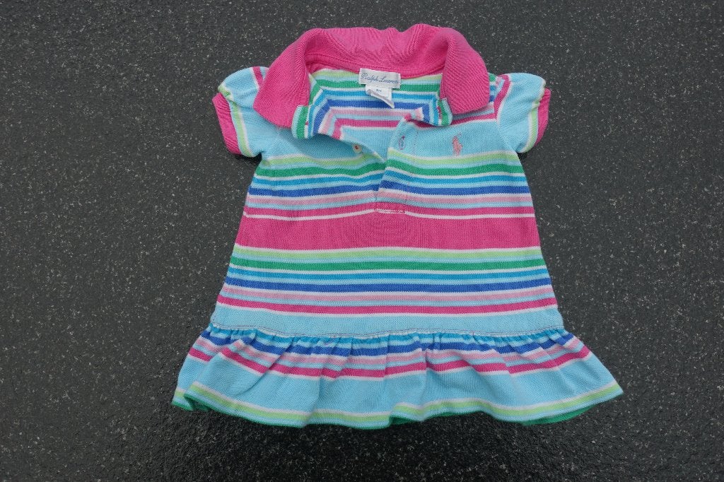 Ralph Lauren jurkje.   3  maanden, Kinderen en Baby's, Babykleding | Maat 62, Meisje, Jurkje of Rokje, Ophalen of Verzenden, Zo goed als nieuw