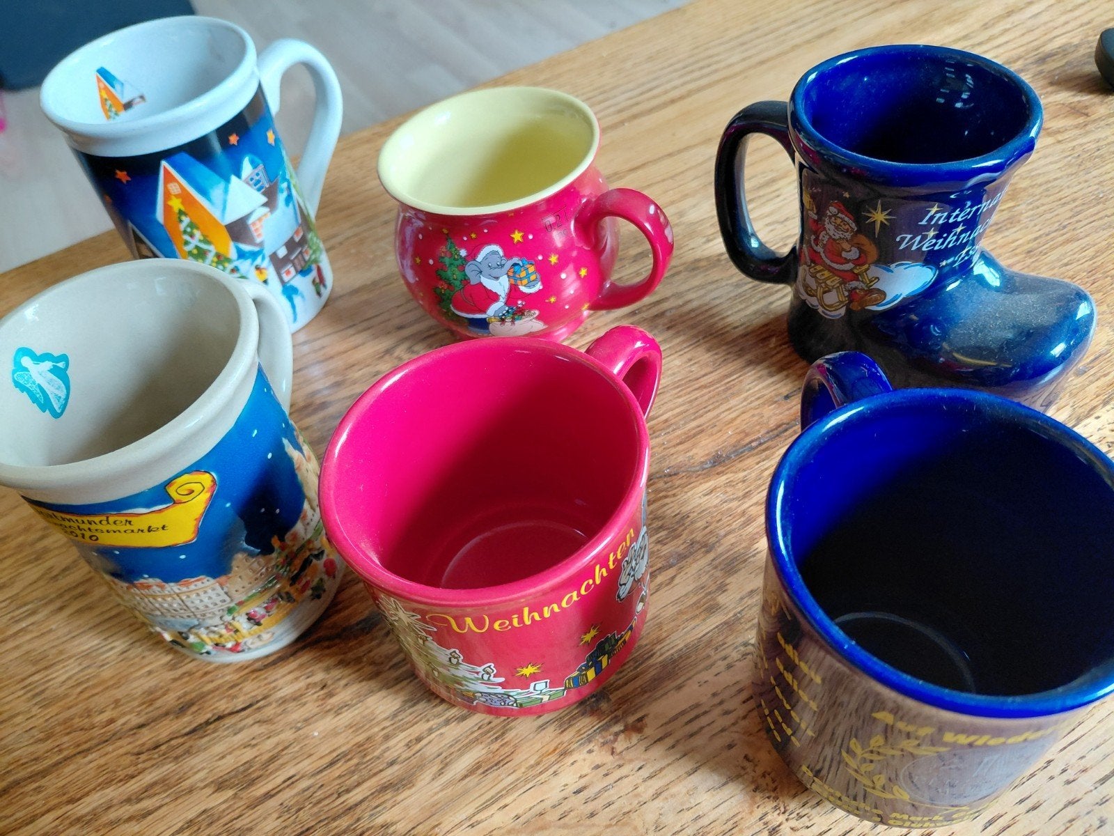 15 Kerstbekers / Glühwein Mokken - Decoratie & Gebruik, Ophalen