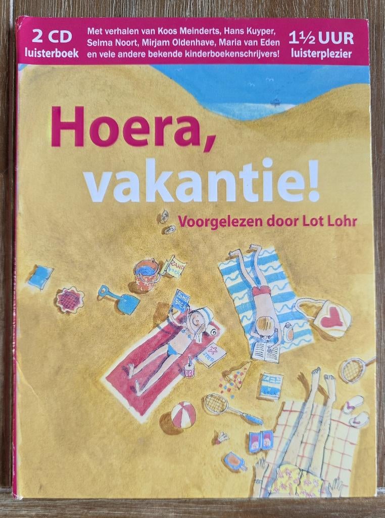 2 CD Luisterboek Hoera vakantie, Ophalen of Verzenden, Diverse, Cd, Kind