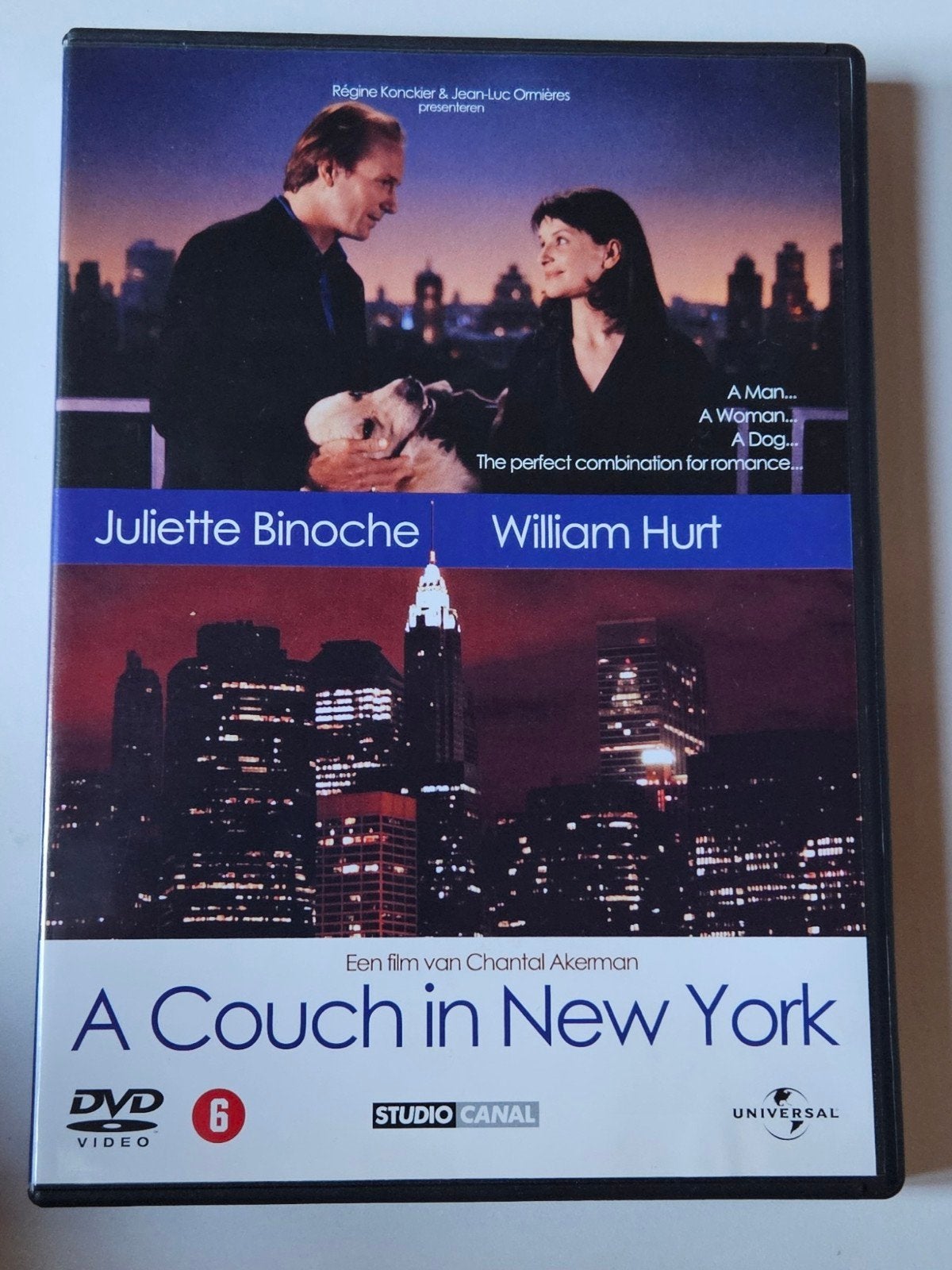 A Couch in New York (1995), Chantal Akkerman, William Hurt, Overige gebieden, Alle leeftijden, Nederlands, Gebruikt