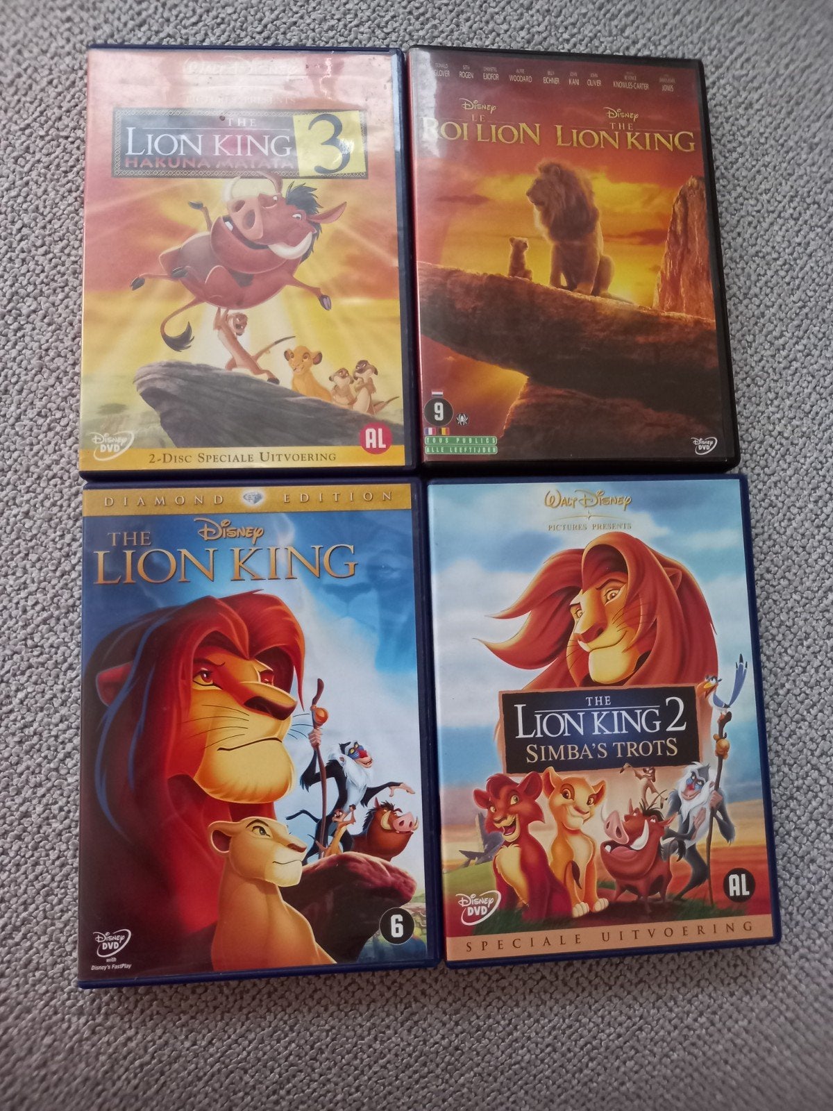 The Lion King, set, Europees, Nederlands, Ophalen of Verzenden, Zo goed als nieuw