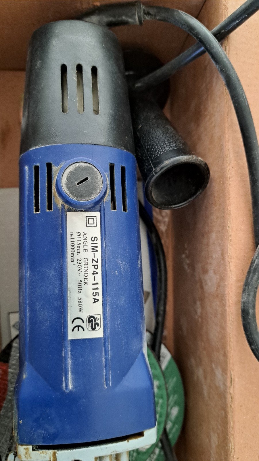 Haakse Slijper 115mm., Ophalen, Gebruikt, Minder dan 600 watt, Overige typen
