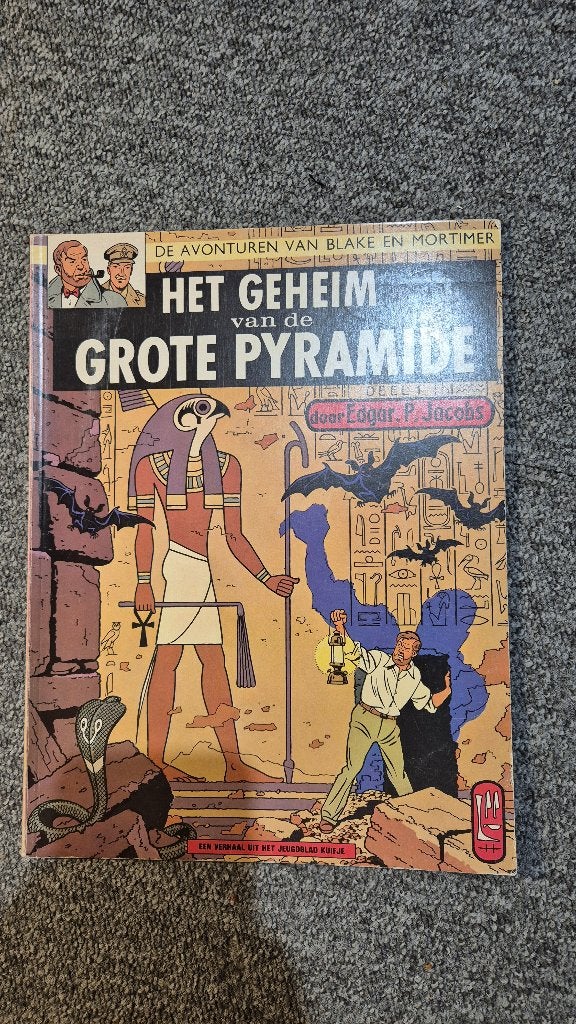 Blake en Mortimer: Het Geheim van de Grote Piramide, Gelezen, Edgar P. Jacobs, Eén stripboek, Ophalen of Verzenden