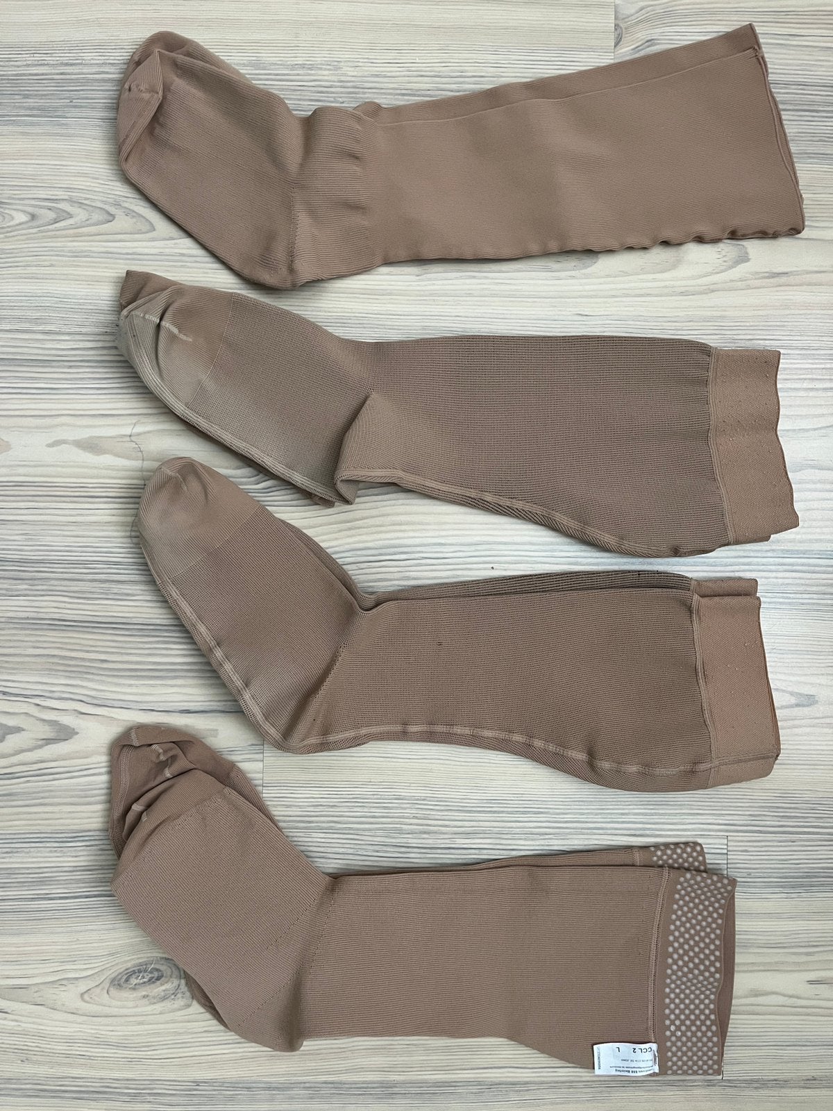 Steunkousen 4 paar voor grote man/vrouw op maat gemaakt, Kleding | Heren, Ophalen of Verzenden, Gedragen, Maat 43 t/m 46, Bruin