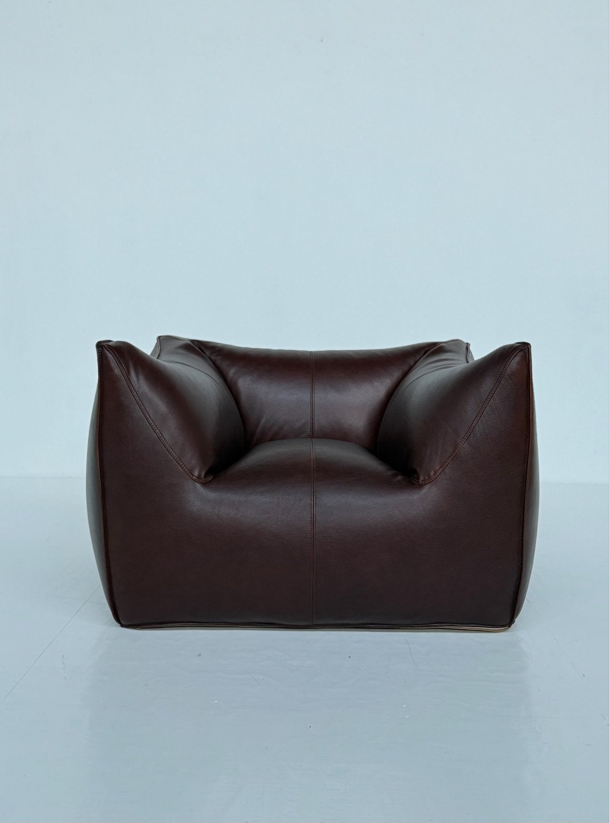 B&B Italia Bambole fauteuil - Robuust leer, opnieuw bekleed, Ophalen, Zo goed als nieuw, Leer, 75 tot 100 cm