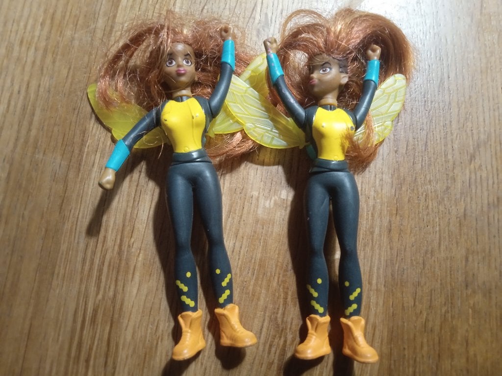 DC Comics Bumblebee Girl poppetjes, Ophalen of Verzenden, Gebruikt