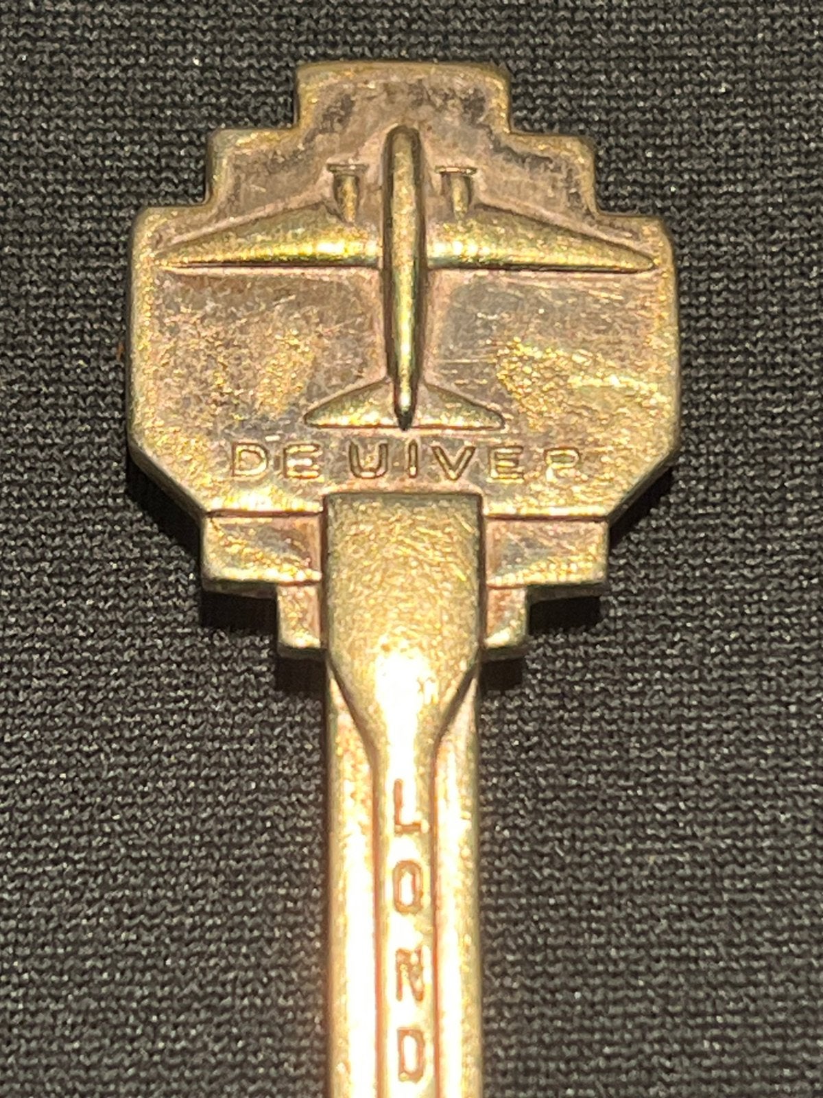 Vintage lepeltje De Uiver., Antiek en Kunst, Antiek | Bestek, Ophalen of Verzenden
