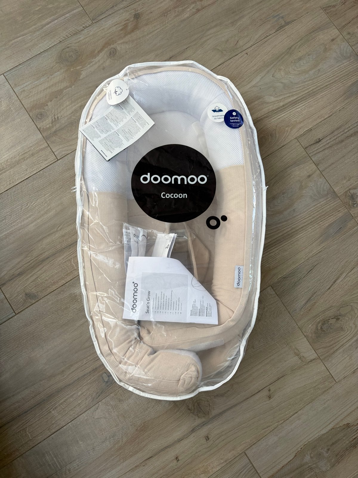 Doomoo Cocoon Babynestje - beige, Ophalen, Gebruikt