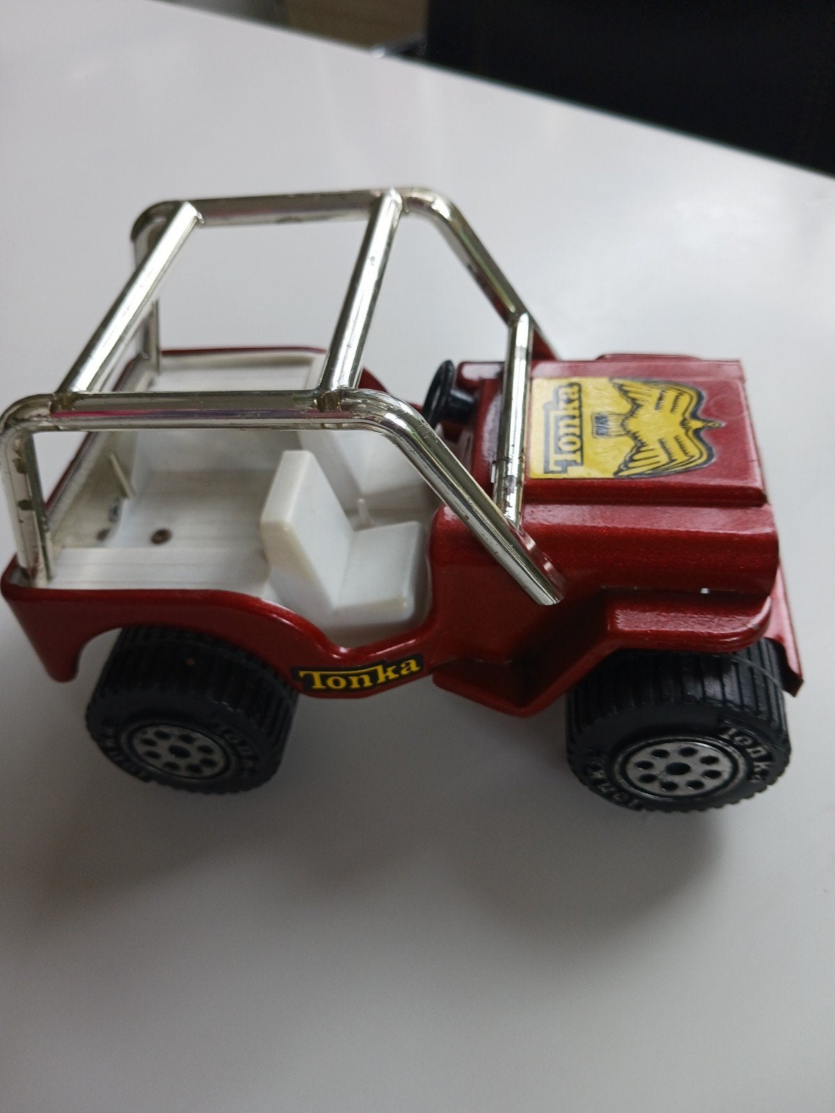 Grote Tonka auto - Vintage speelgoed jeep, Ophalen of Verzenden, Gebruikt
