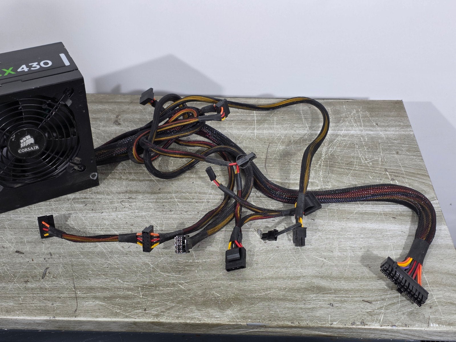 Corsair 430w max voeding psu power supply cx430 75-001666, Gebruikt, ., Ophalen of Verzenden, .