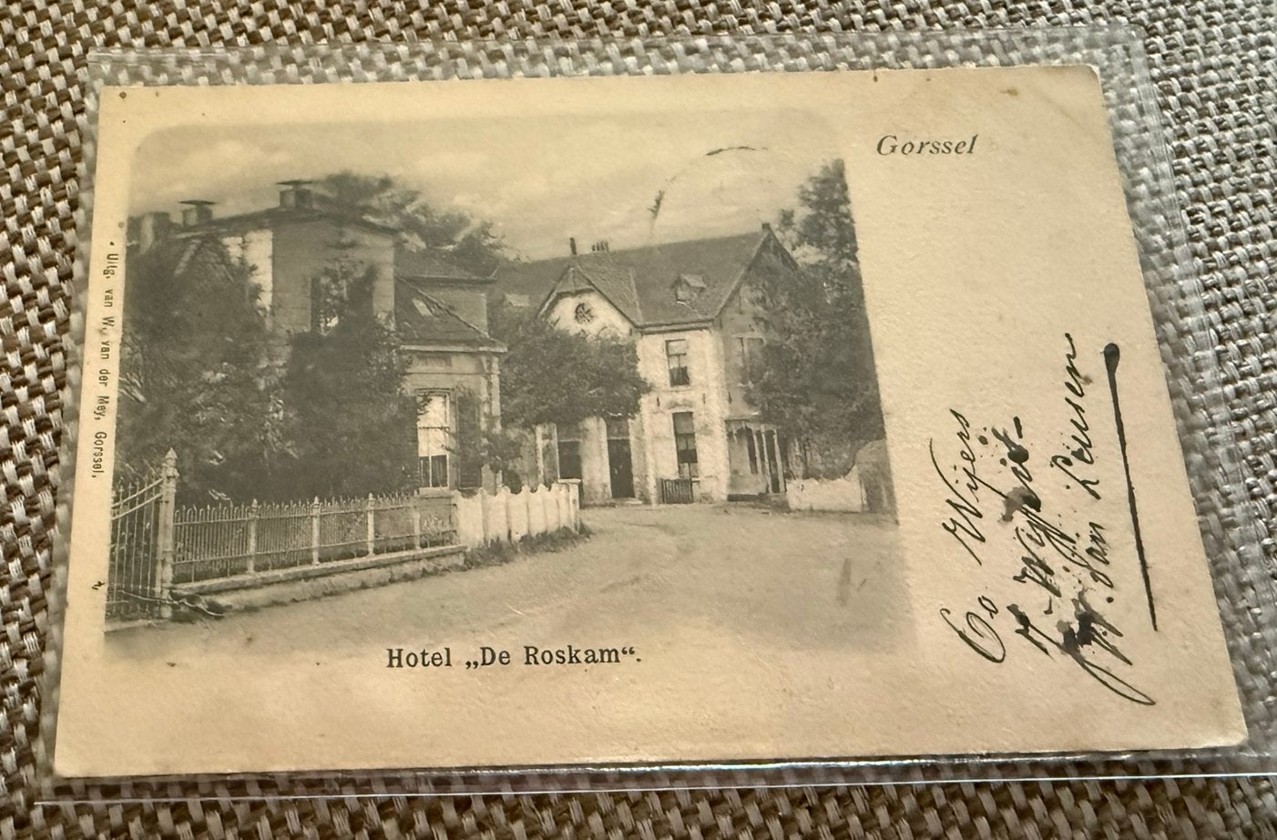 Hotel “De Roskam” – Gorssel – gelopen 1905, Ophalen of Verzenden, Voor 1920, Gelderland