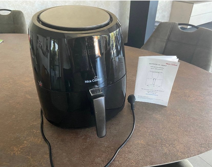 Airfryer  5,2 L digitaal met handleiding, Ophalen, Zo goed als nieuw
