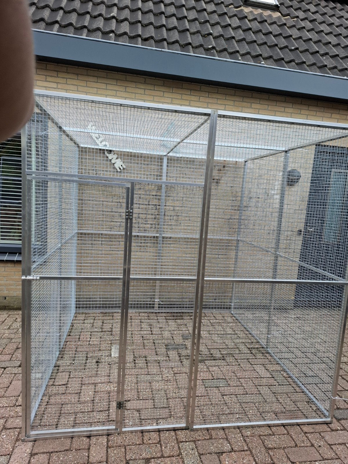 Ruime kattenren van aluminium gazen panelen, Dieren en Toebehoren, Katten-accessoires, Ophalen