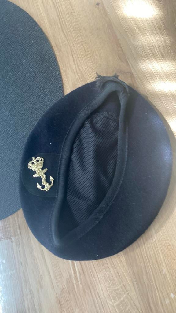 Marine baret met anker embleem - 100% wol, Verzamelen, Militaria | Algemeen, Ophalen of Verzenden