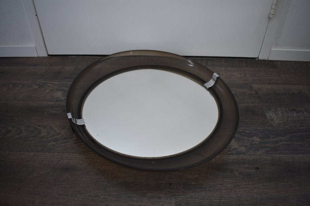 Retro vintage Allibert spage age spiegel 70s, Ophalen, Minder dan 50 cm, Gebruikt, Minder dan 100 cm