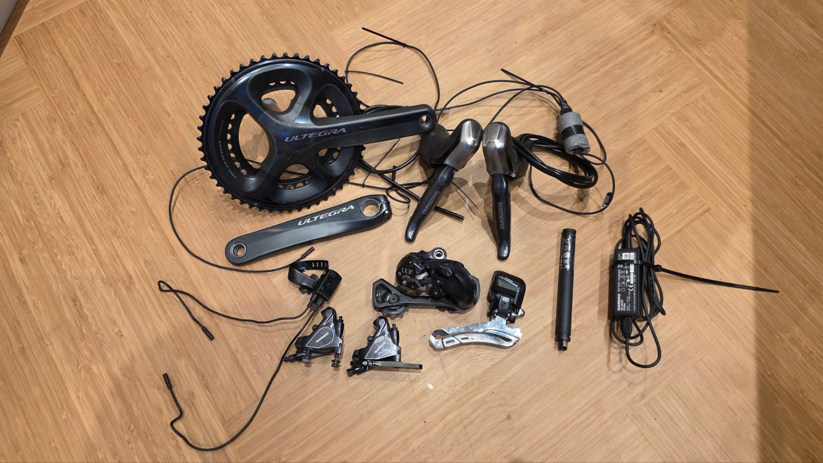 Shimano Ultegra / R785 HDR Di2 11-speed groepset, Fietsen en Brommers, Fietsonderdelen, Gebruikt, Overige typen, Ophalen of Verzenden