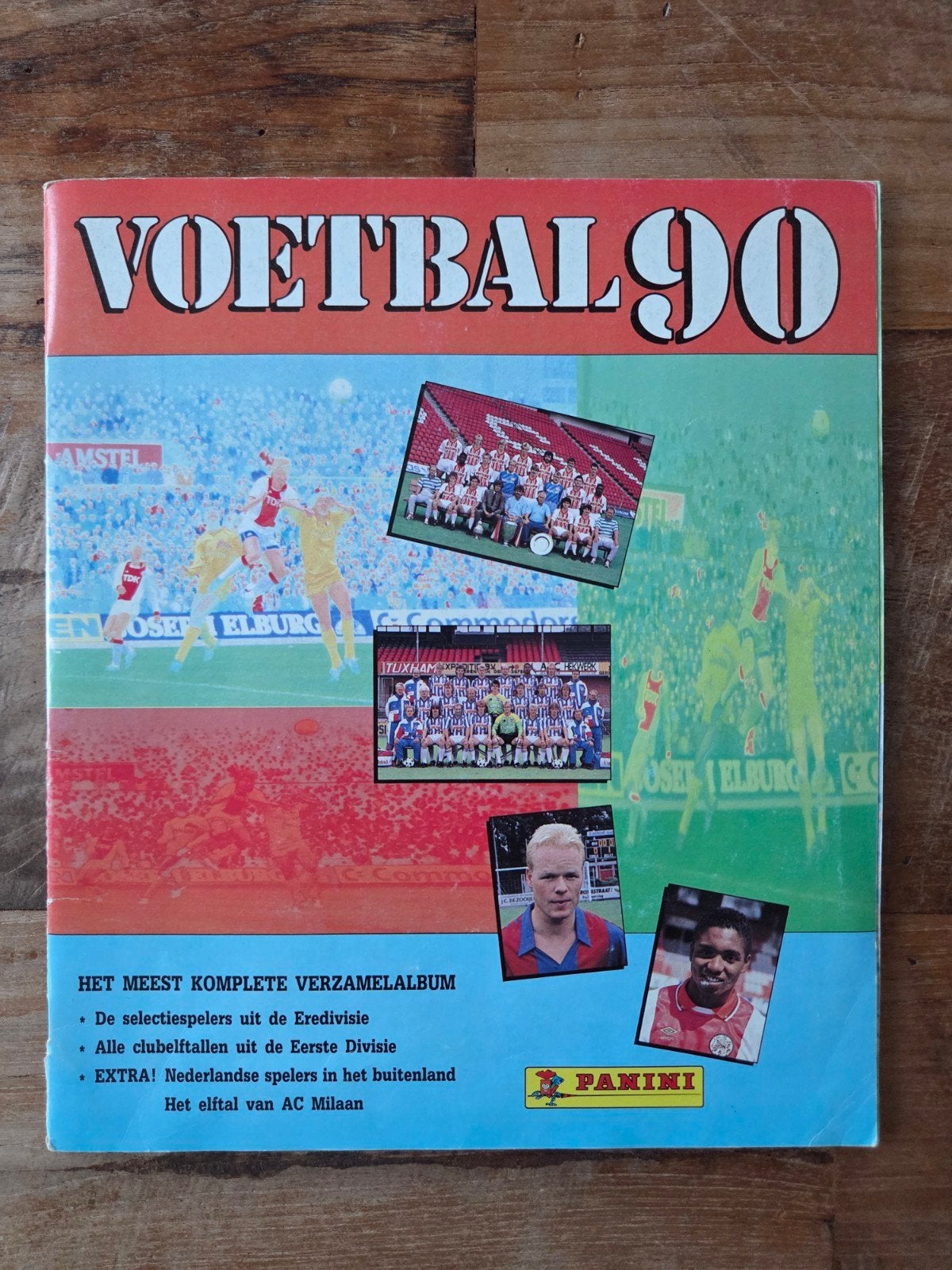 Panini Voetbal 90 verzamelalbum - niet compleet, Ophalen of Verzenden, Gebruikt, Overige binnenlandse clubs, Boek of Tijdschrift