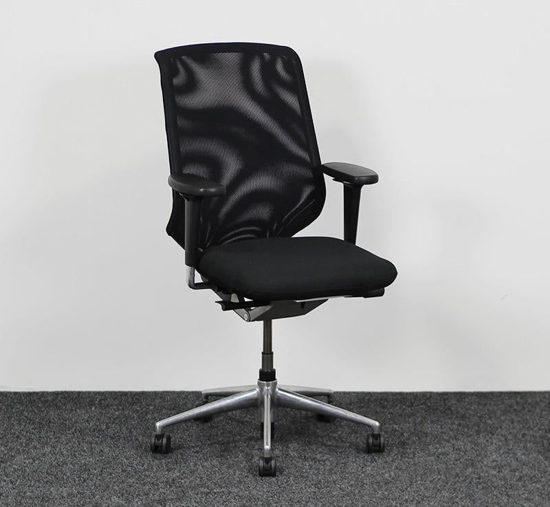 Vitra Meda Pro Bureaustoel - Zwart 26186, Ophalen, Gebruikt, Zwart, Bureaustoel