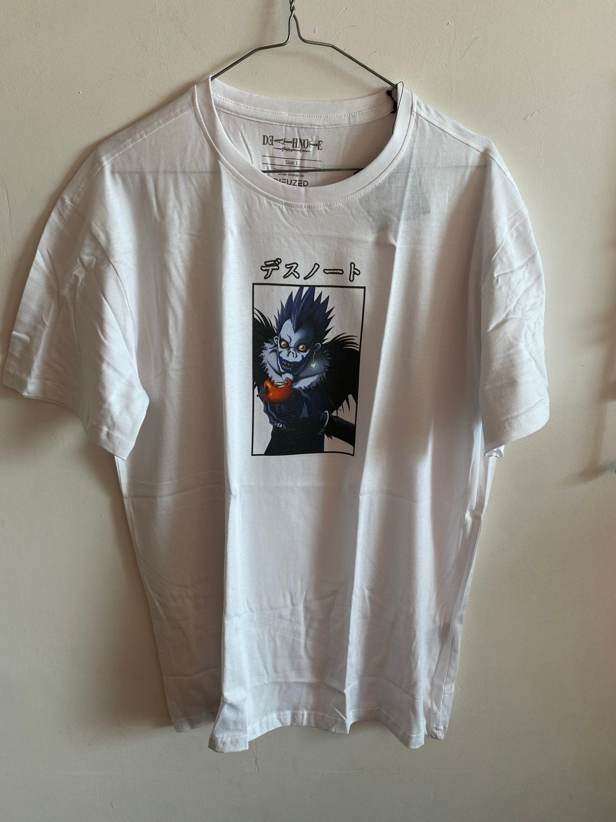 Nieuw Death Note Ryuk T-shirt - Maat L, Verzenden, Nieuw, Maat 52/54 (L), Wit