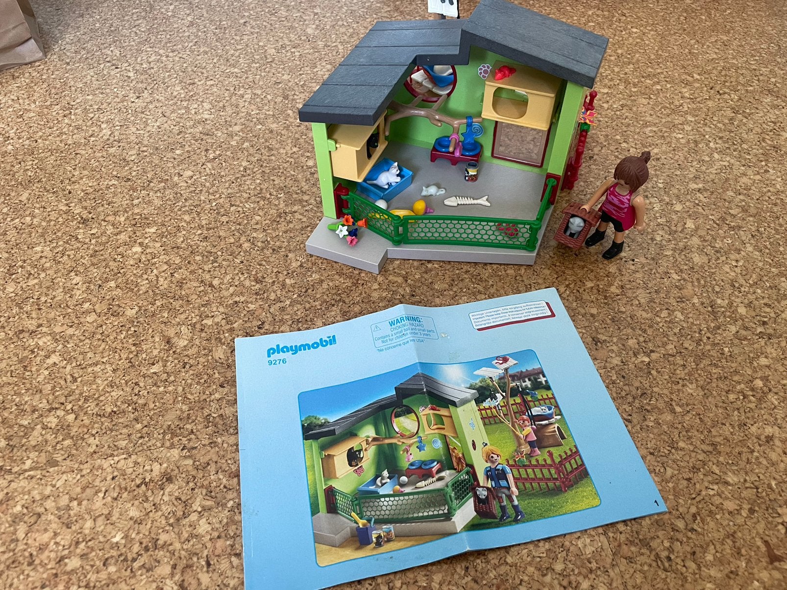Playmobil kattenopvang, Ophalen of Verzenden, Zo goed als nieuw