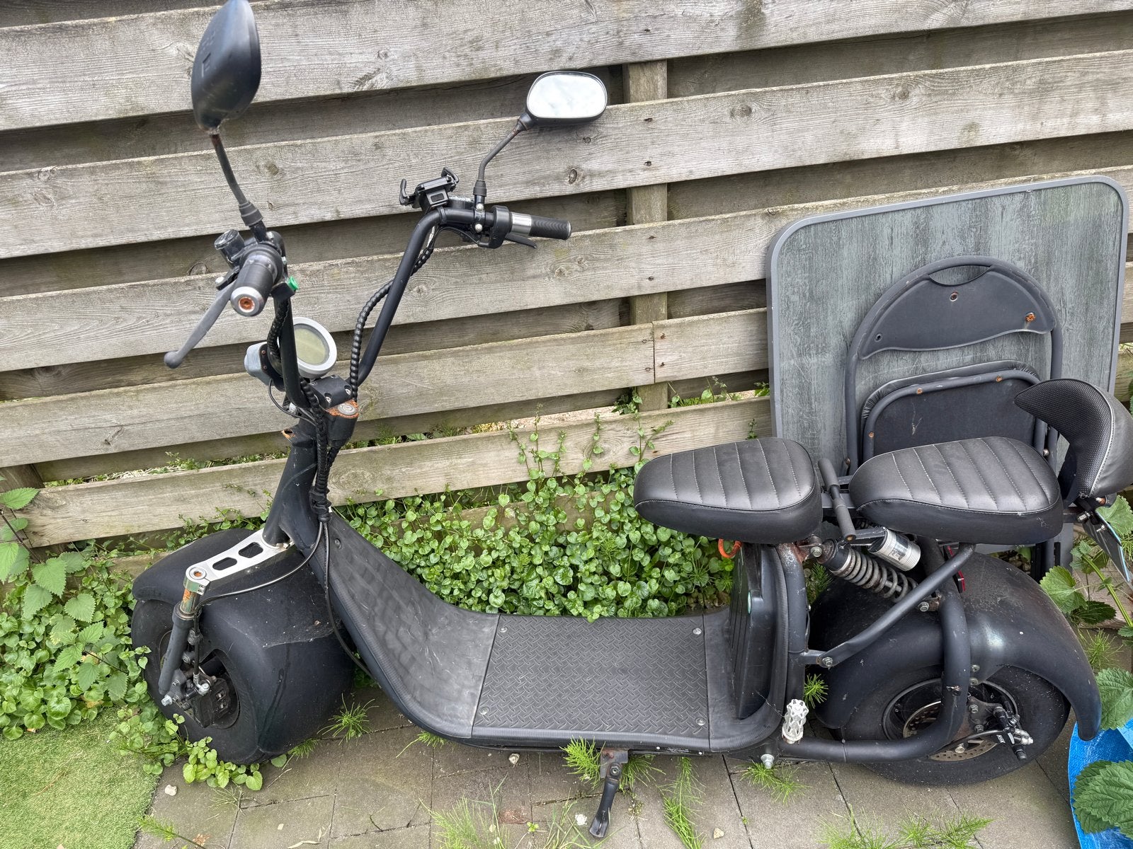 E-cruiser chopper X1 - Elektrische scooter met weinig km, Elektrisch, Zo goed als nieuw, Ophalen, Overige merken