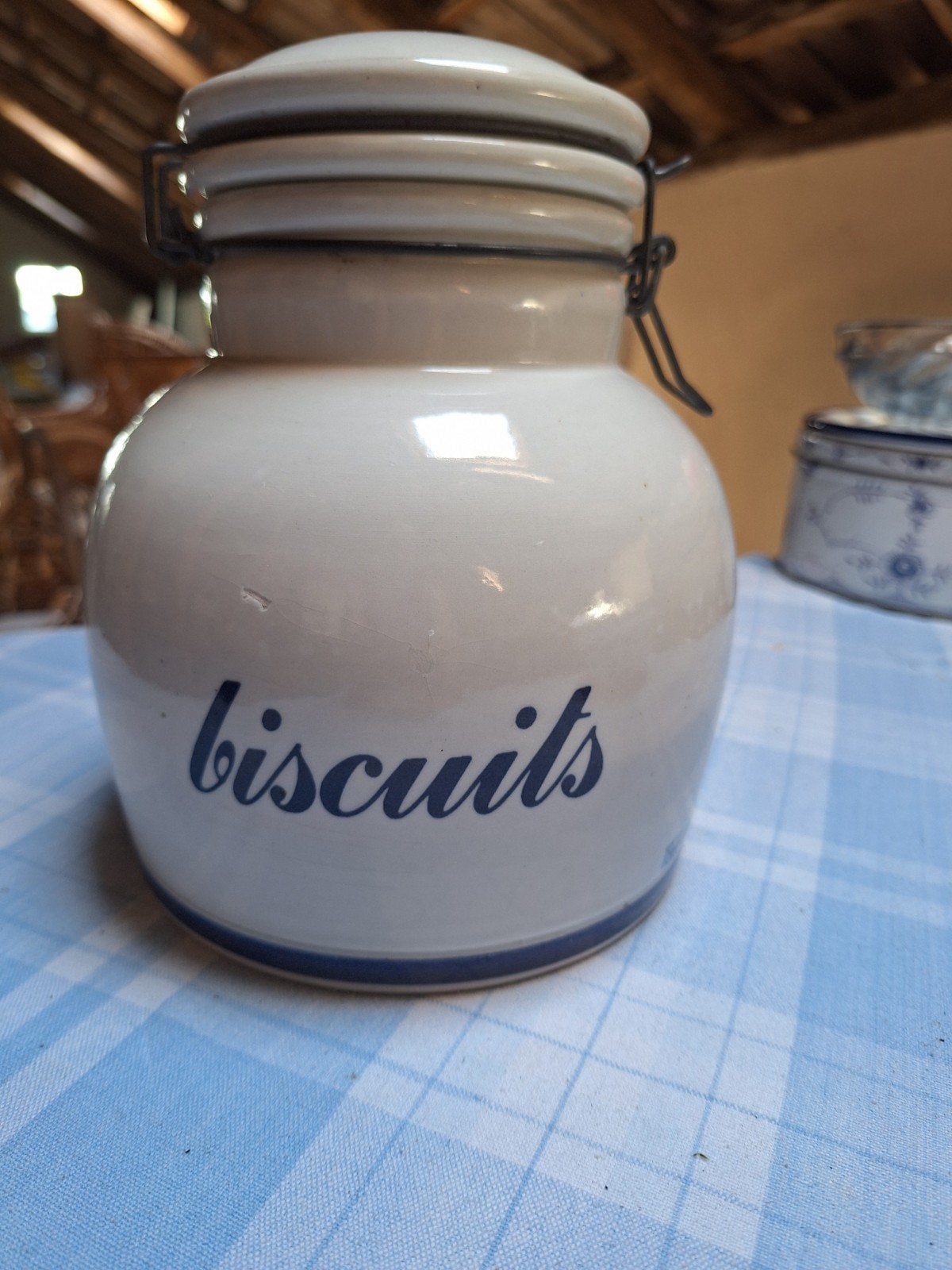 Vintage koekjespot Baldelli Italia, Antiek en Kunst, Ophalen