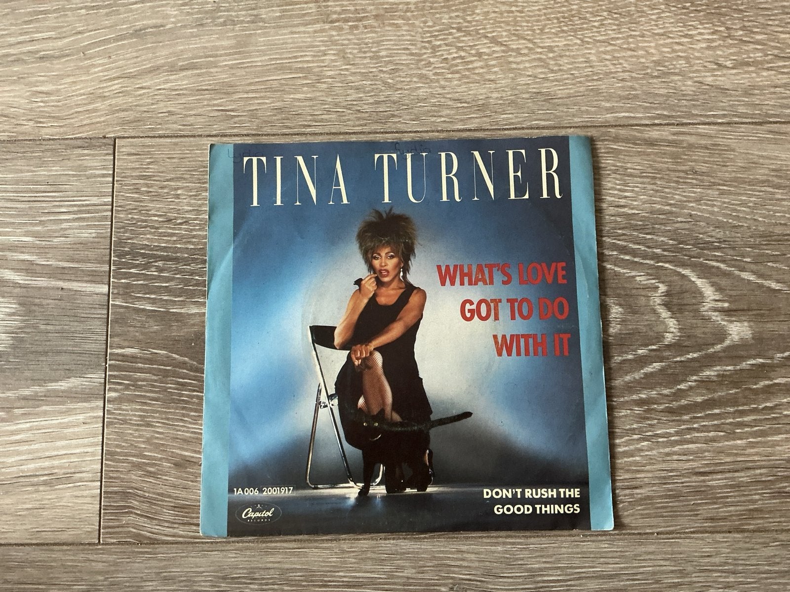 Tina Turner - What's Love Got To Do With It (Single), Ophalen, Gebruikt, Originele persing, 7 inch