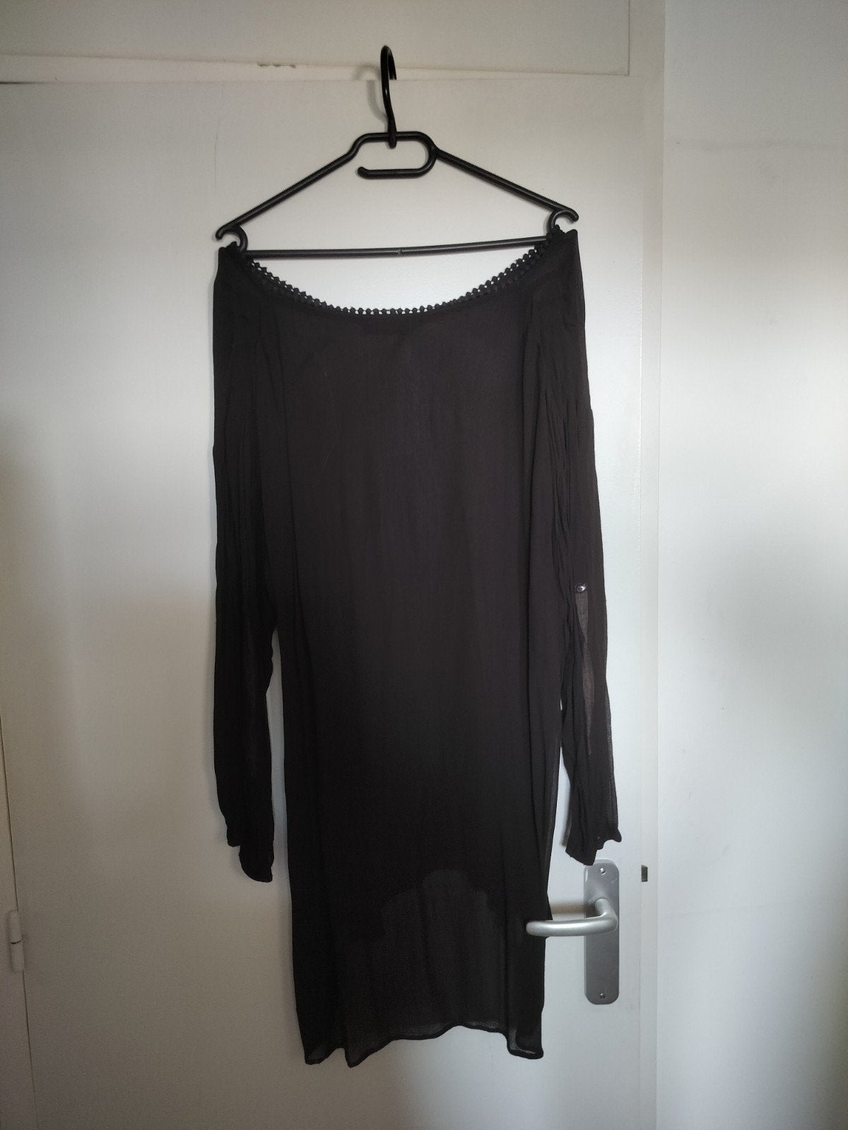 DIDI Zwarte Off-Shoulder Tuniek/Jurk Maat XXL, Zwart, Maat 46/48 (XL) of groter, DIDI, Ophalen of Verzenden