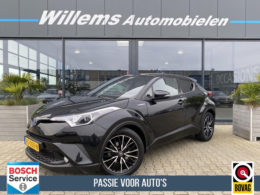 Toyota C-HR 1.8 Hybrid Executive Navigatie, Stoelverwarming, Auto's, 4 cilinders, Met garantie (alle), Zwart, Hybride Elektrisch/Benzine