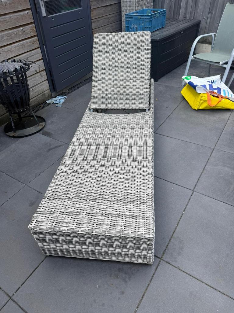 Lig stoelen 2 stuks zo goed als nieuw, Tuin en Terras, Ligbedden, MNn, Znnas, Aluminium, Ophalen of Verzenden