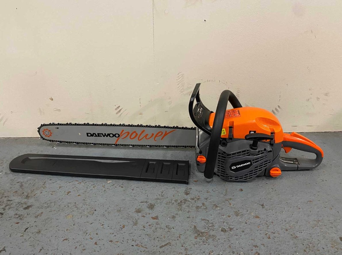 Daewoo DCS6524 Benzine Kettingzaag - Nieuw in Doos, 70 mm of meer, Kettingzaag, Nieuw, Ophalen of Verzenden