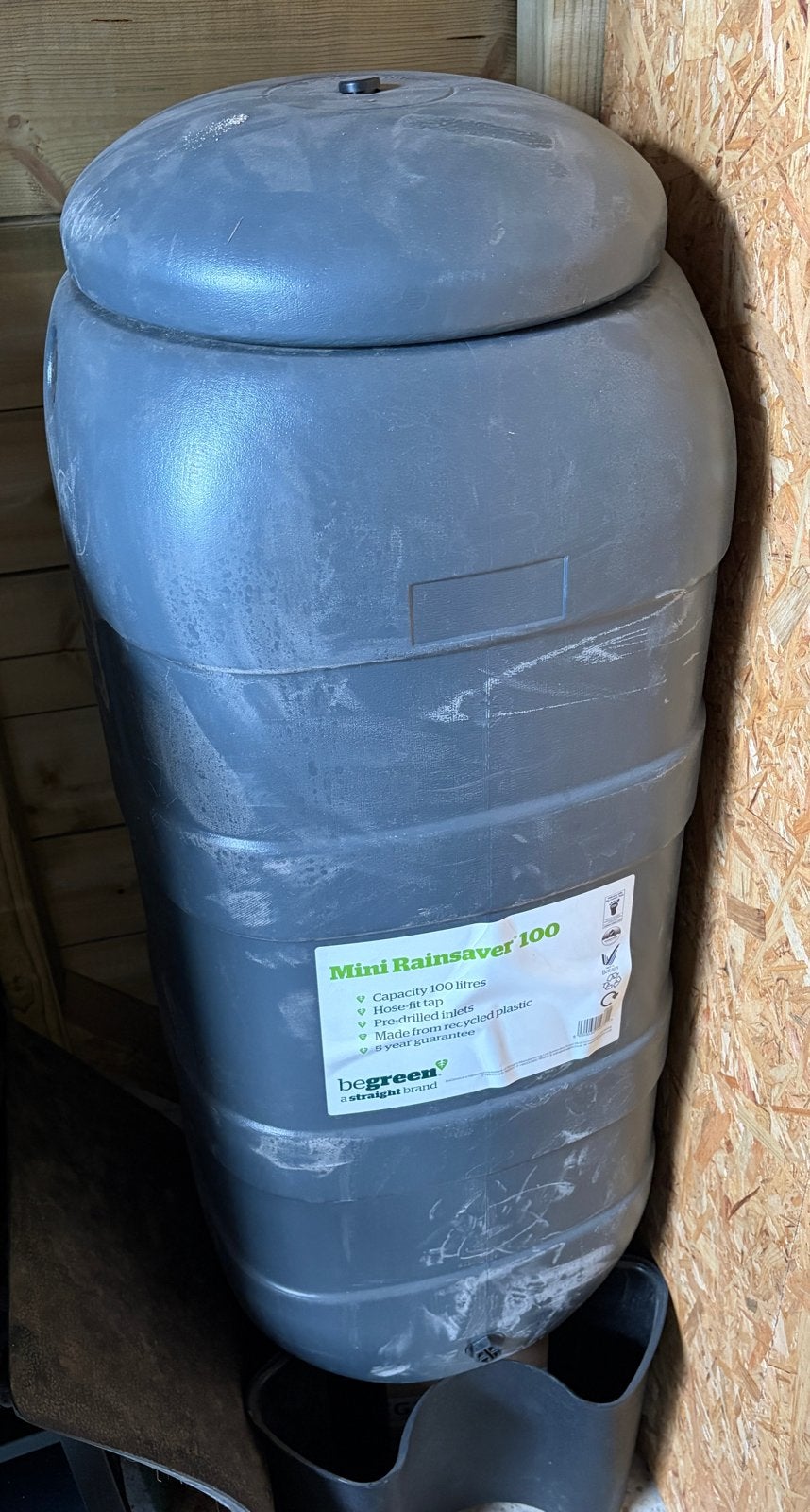 Rainsaver Regenton 100 Liter Antraciet, nooit gebruikt, Ophalen, Kunststof, Met kraantje, Nieuw