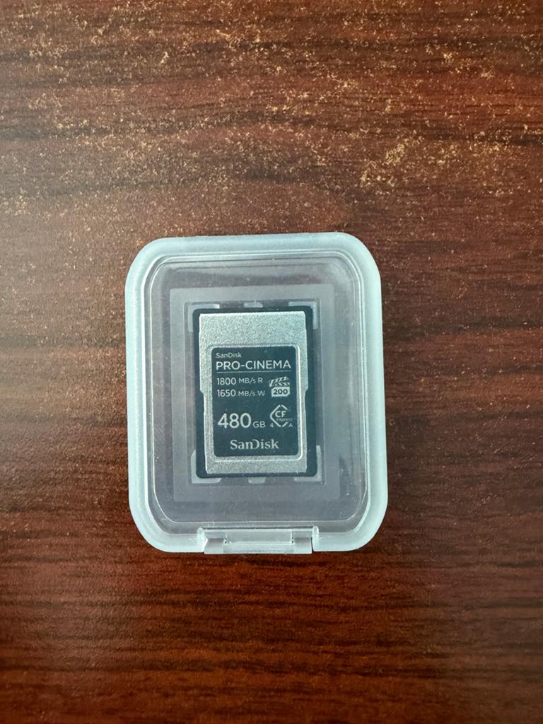SanDisk PRO-CINEMA 480GB CFexpress Type A (Sony A7/FX), Audio, Tv en Foto, Overige typen, Nieuw, Ophalen of Verzenden, Fotocamera