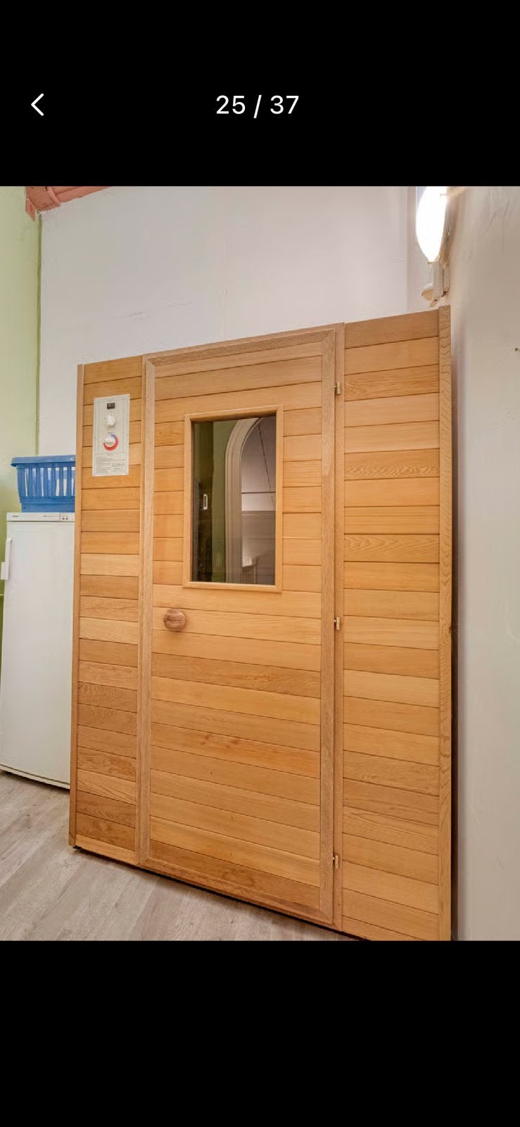 Infrarood sauna cabine, Ophalen, Zo goed als nieuw, Complete sauna