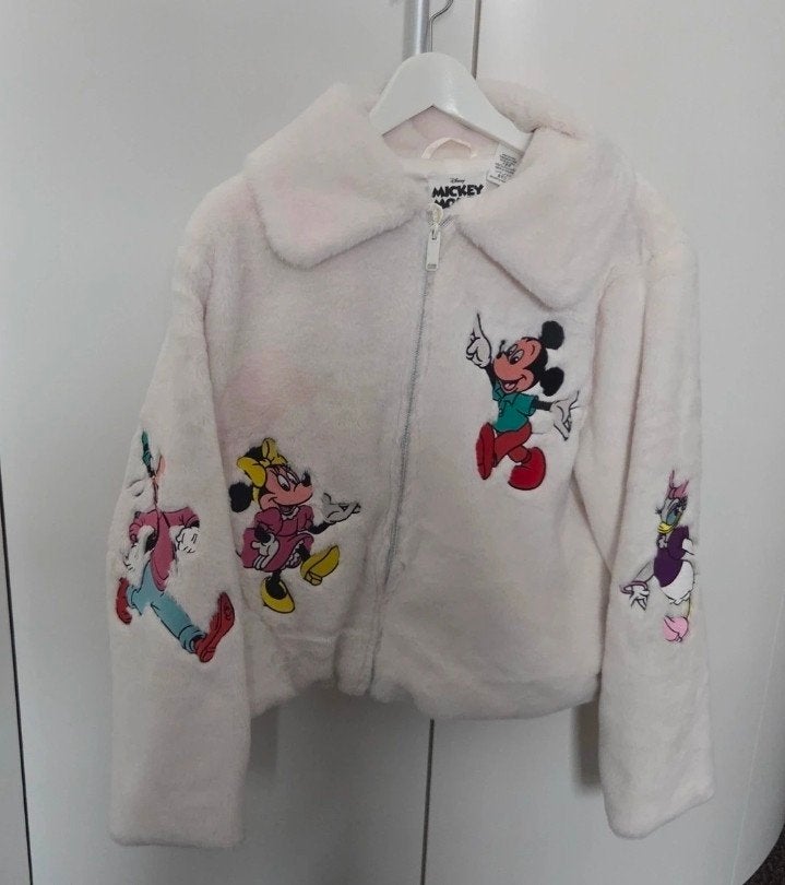 Unieke Nieuwe Originele Walt Disney World Jas Maat M, Maat 38/40 (M), Disney, Wit, Nieuw