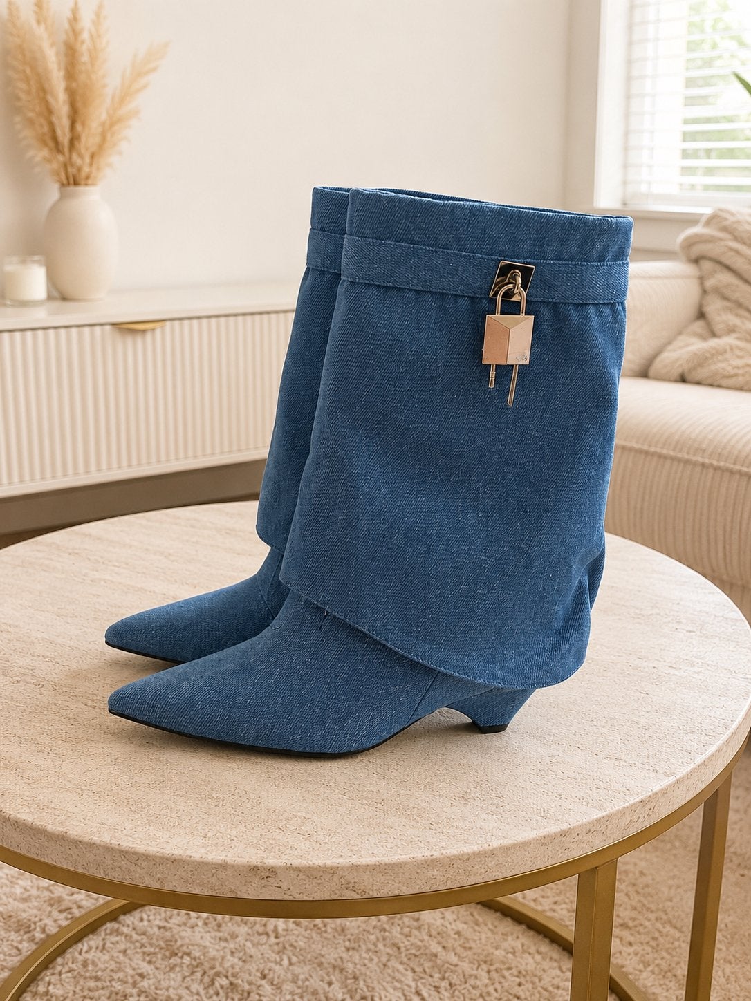 Leuke spijkerstof laarsjes maat 39 nieuw, Kleding | Dames, Schoenen, Ophalen of Verzenden, Nieuw, Blauw, Lage of Enkellaarzen