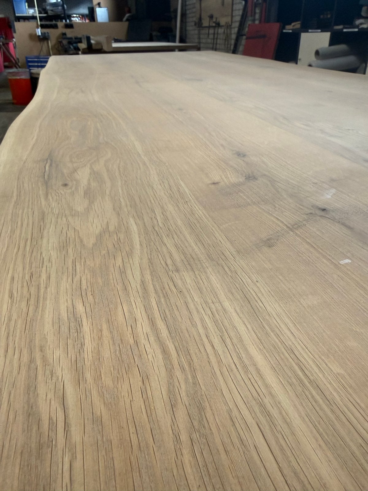 Blanke 2K afgewerkte tafelblad 260x106x4.5cm, 100 tot 150 cm, Ophalen of Verzenden, Vijf personen of meer, Rechthoekig