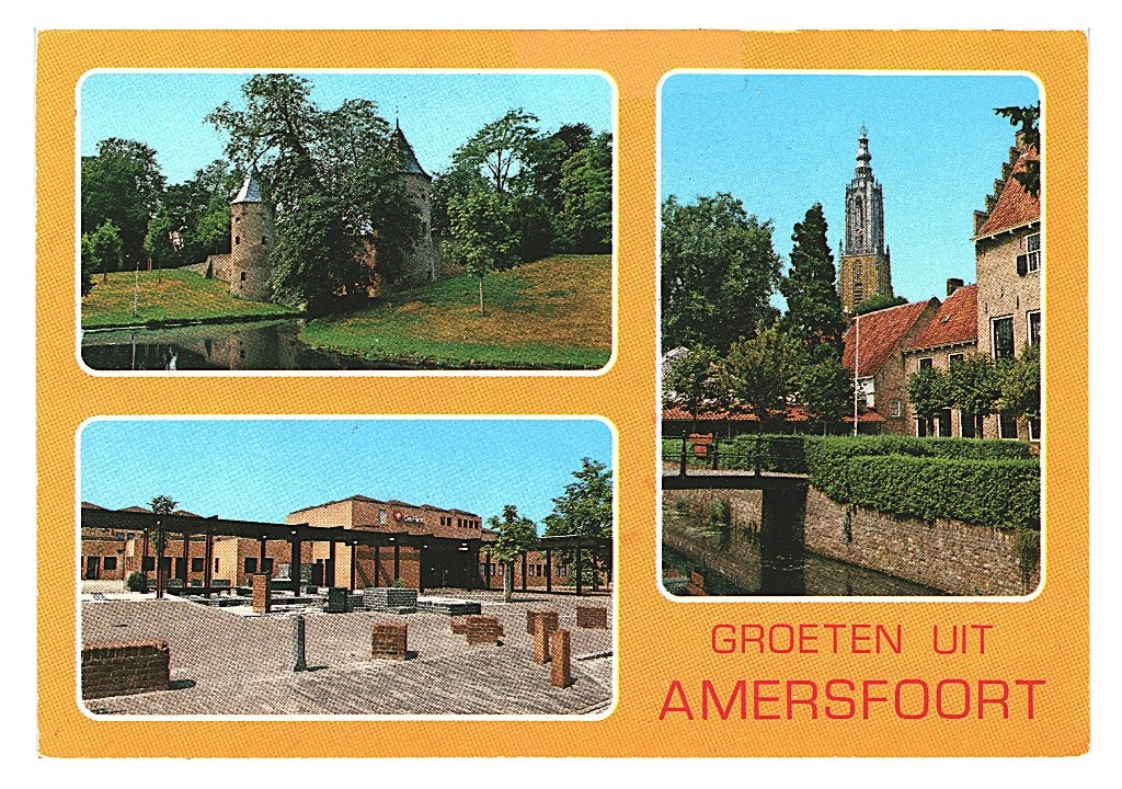 37605 Amersfoort Utr Nette oude kaart Onbeschreven, Ophalen of Verzenden, 1960 tot 1980, Ongelopen, Utrecht