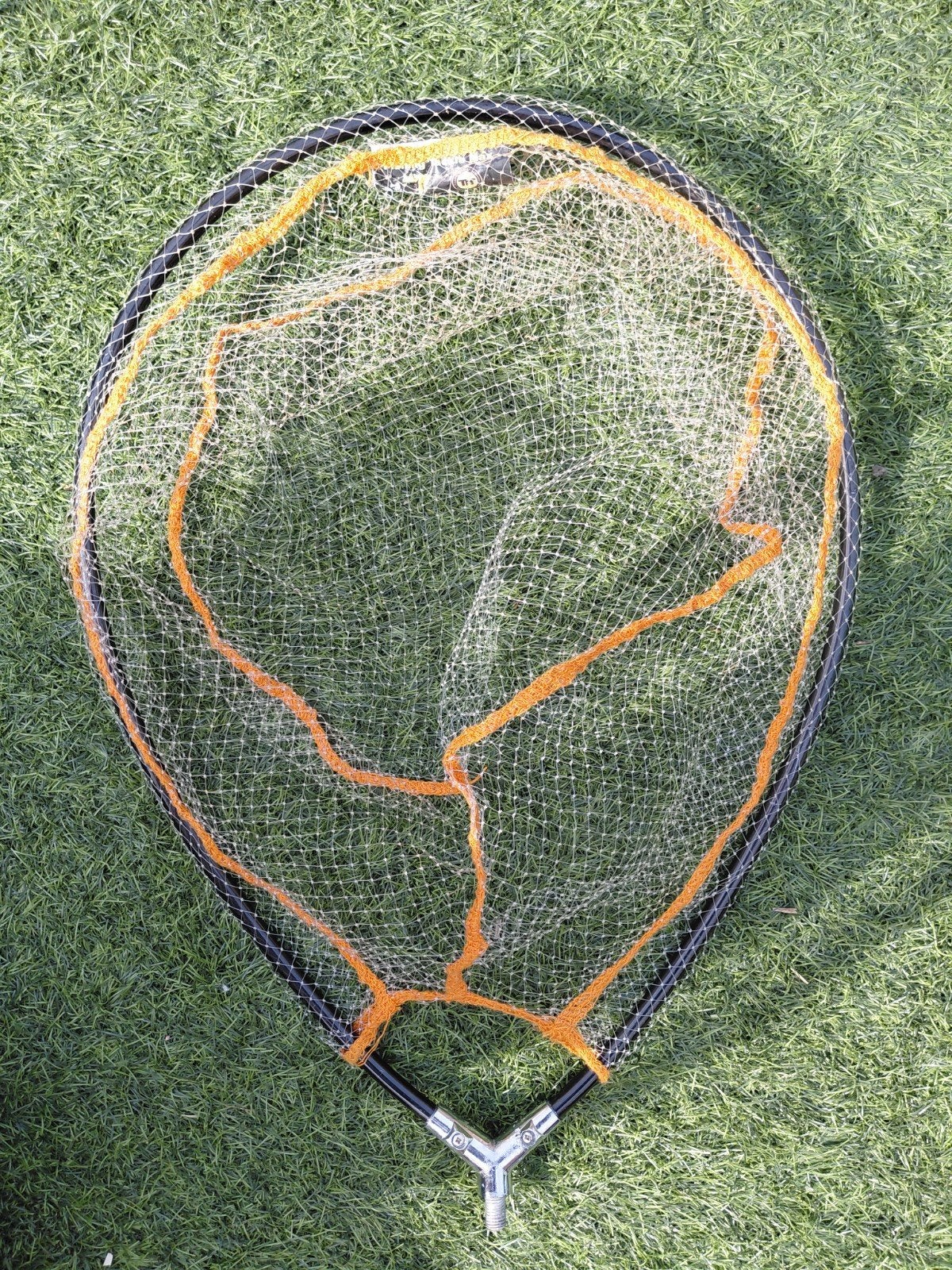 Visnet met oranje accenten, Ophalen of Verzenden, Gebruikt, Net of Fuik