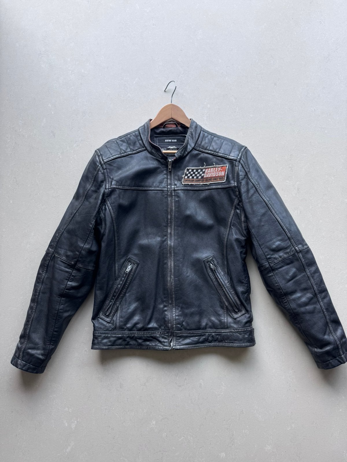 Harley Davidson HAVOC distressed leren jas, Motoren, Ophalen of Verzenden, Tweedehands, Heren, Jas | leer