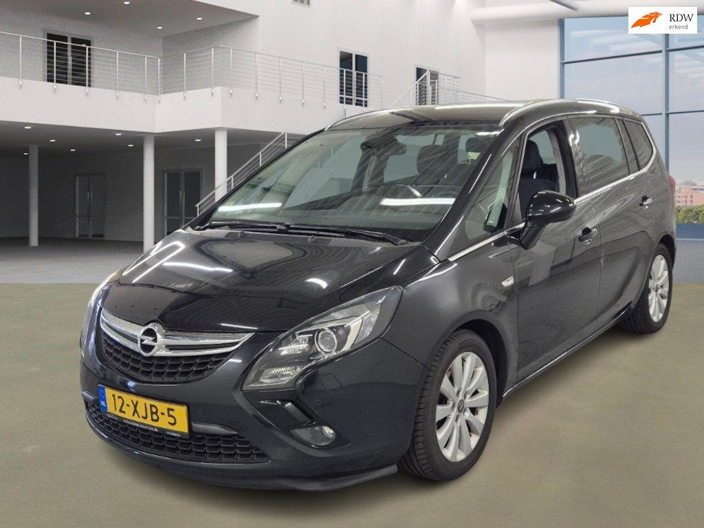Opel Zafira Tourer 1.4 Cosmo 7p. NAVI PSENSOR CRUISE TREKHAA, Euro 5, 4 cilinders, 7 stoelen, Zwart