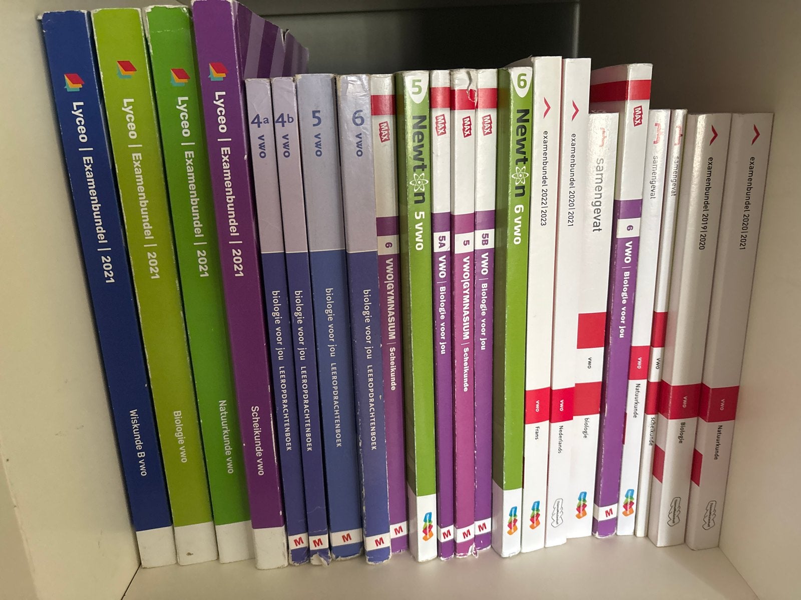Diverse VWO Examenbundels en Biologieboeken, Ophalen of Verzenden, Gelezen, VWO, Wiskunde B