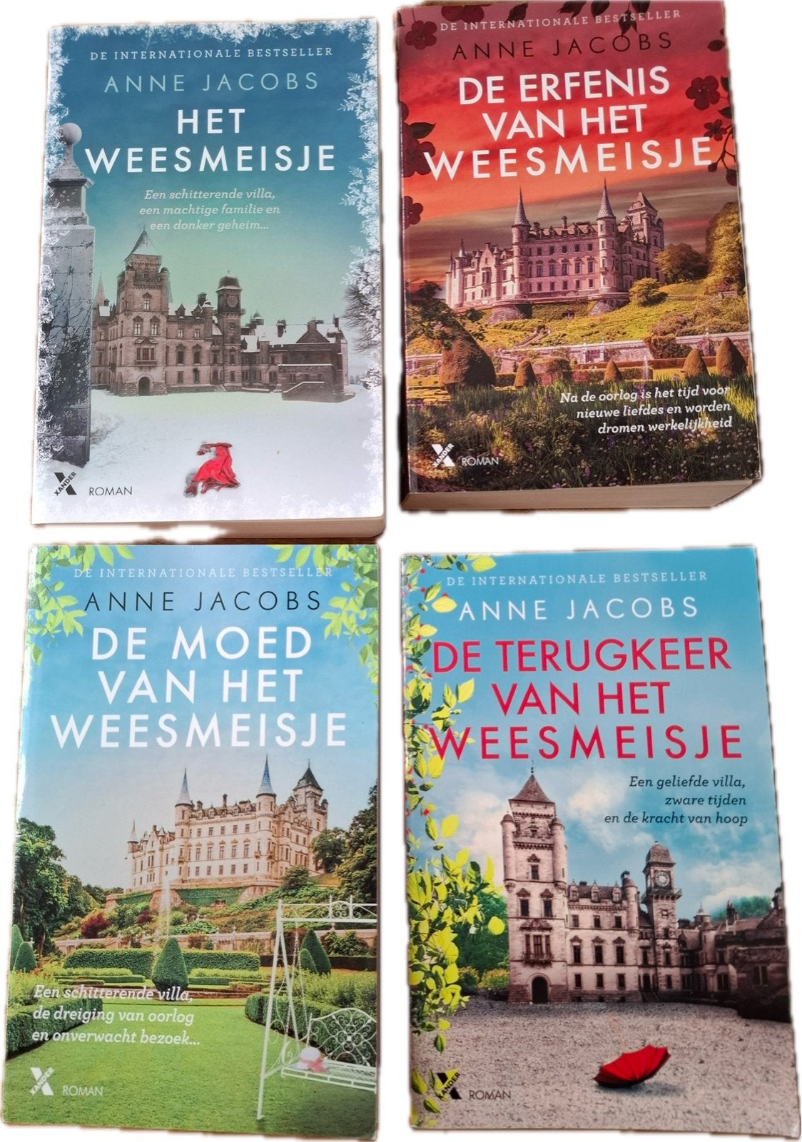 De Weesmeisje Serie - Anne Jacobs (4 boeken), Ophalen of Verzenden, Zo goed als nieuw, Nederland