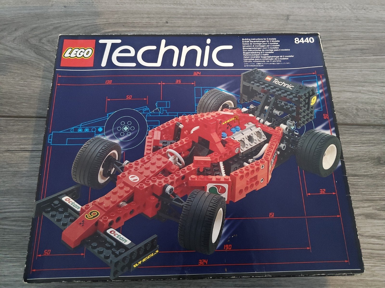Lego technic 8440 (F1 auto), Lego, Ophalen of Verzenden, Zo goed als nieuw, Technic