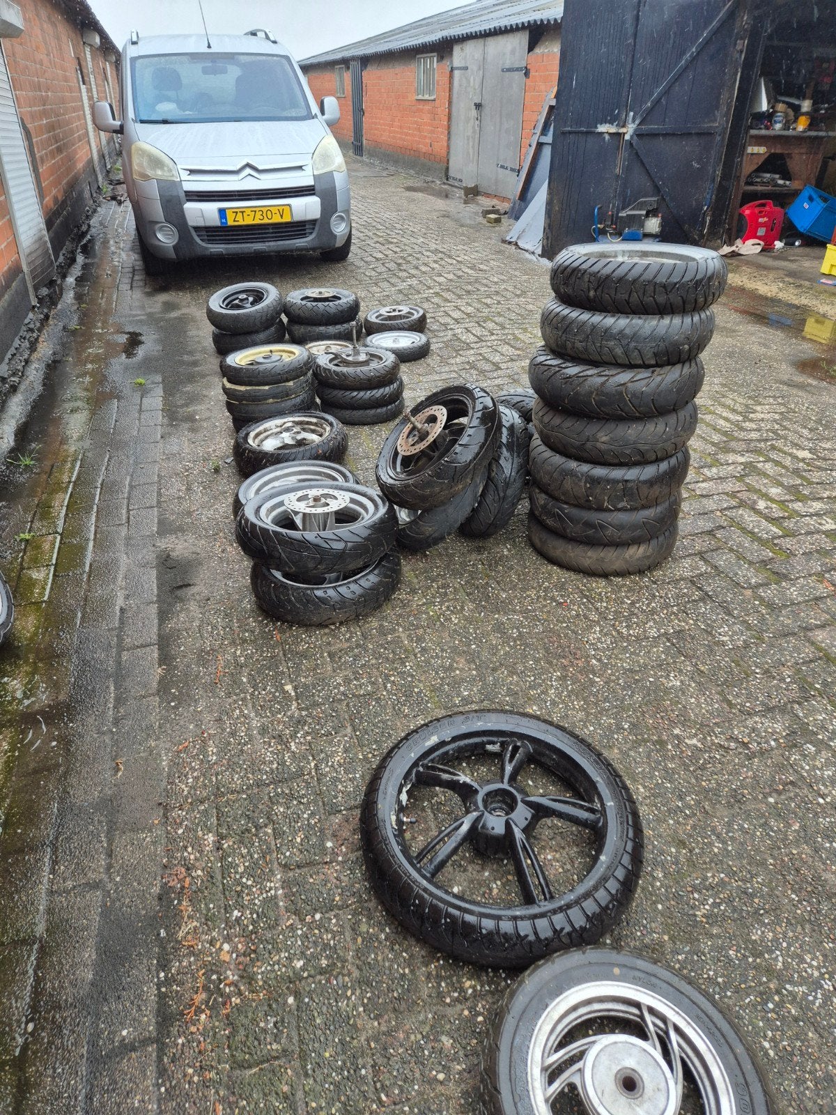 Scooterwielen Vivacity, SC, SV Buxus, Zenith, Ophalen, Gebruikt, Peugeot