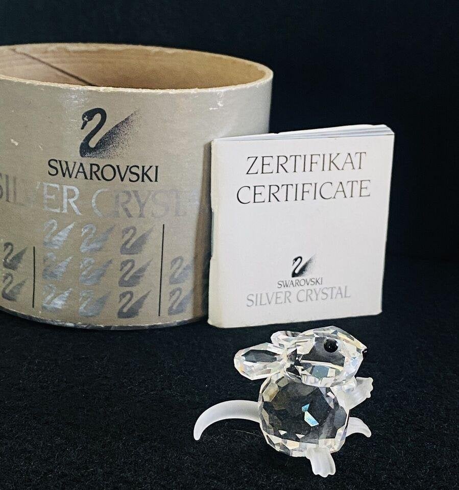 Swarovski Veldmuis incl doos en certificaat, Ophalen of Verzenden, Nieuw, Figuurtje