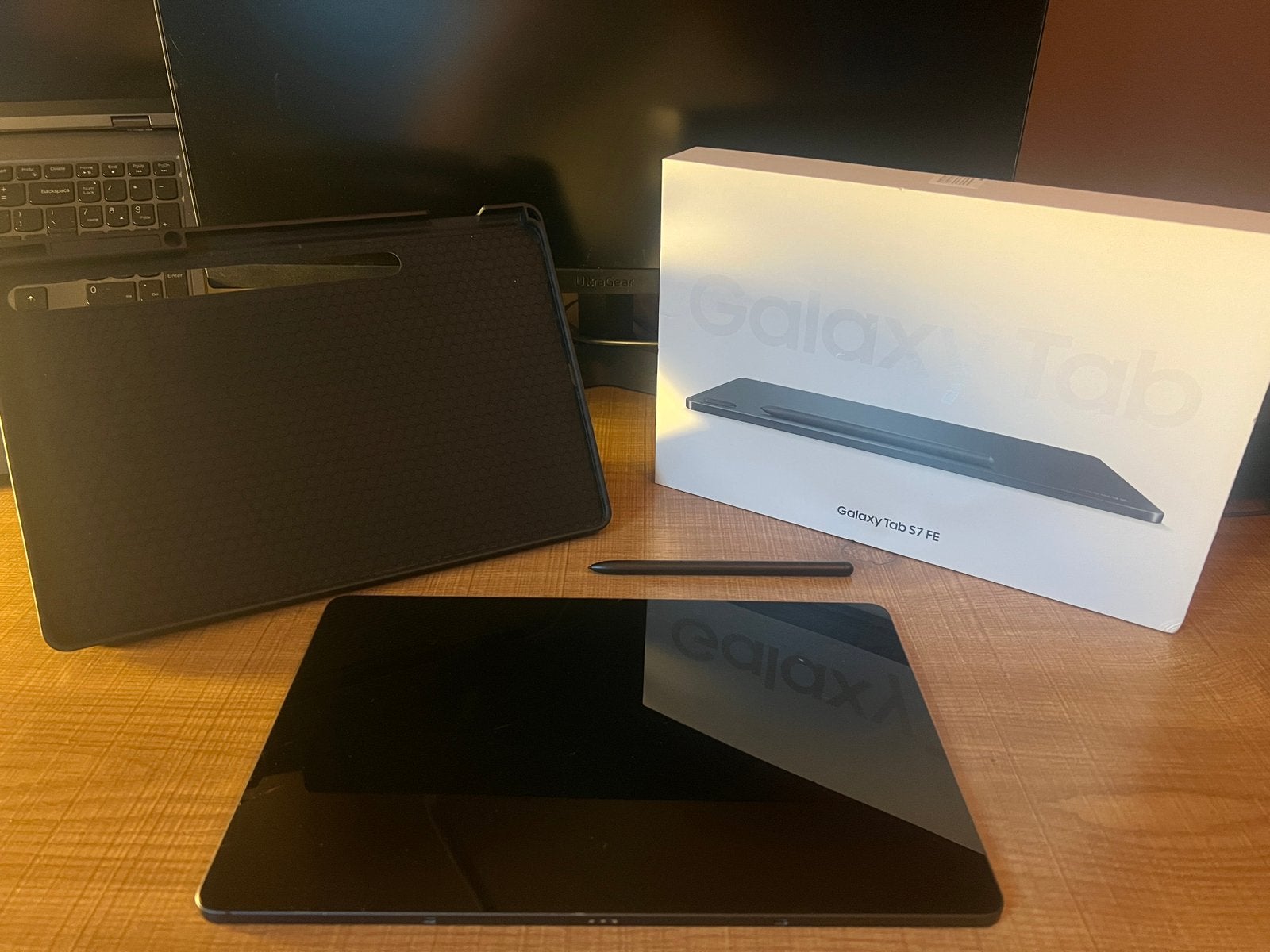 Samsung Galaxy Tab S7 FE + Hoes en Doos, Computers en Software, Android Tablets, 13 inch of meer, Uitbreidbaar geheugen, Ophalen of Verzenden