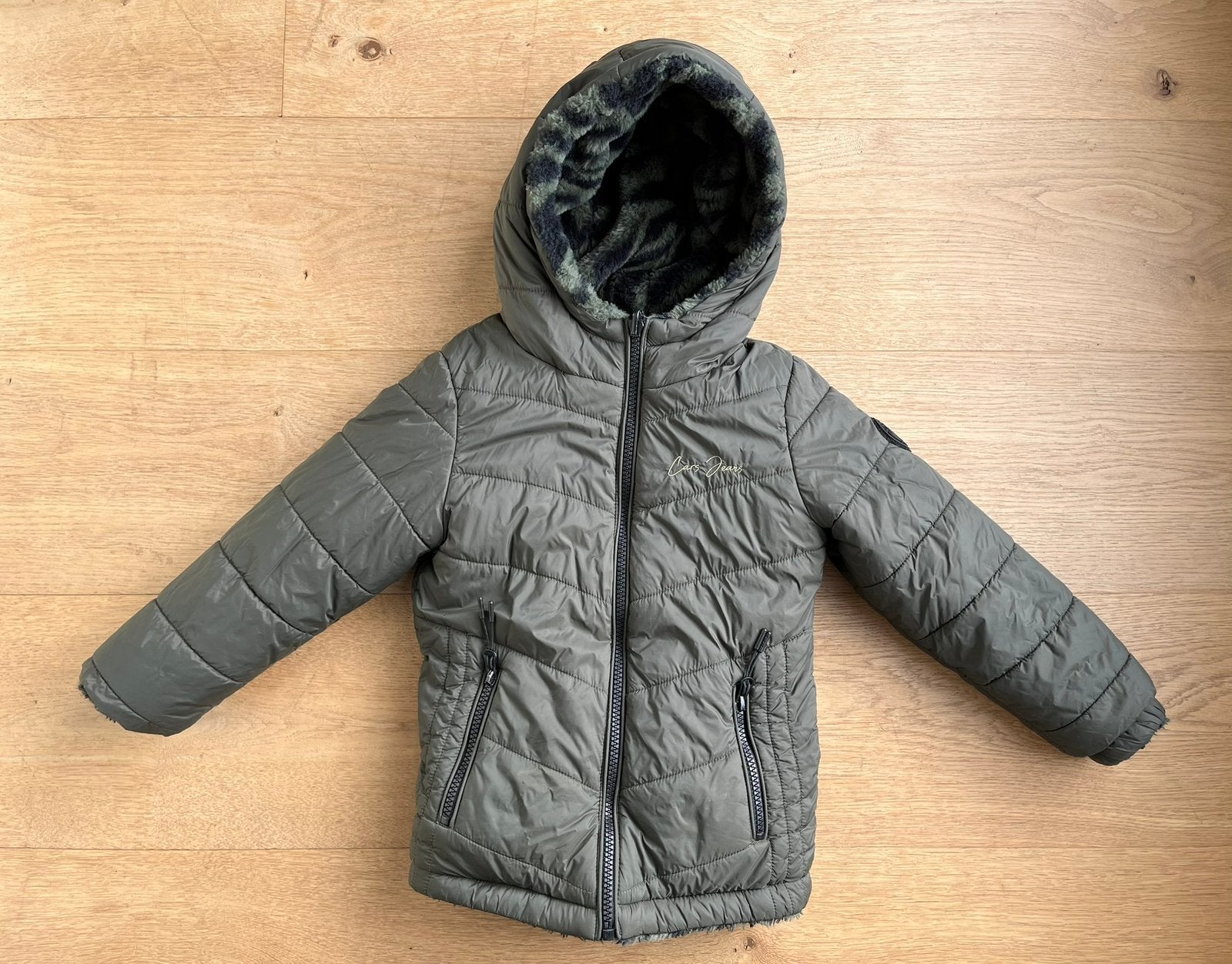 Reversible winterjas meisje maat 110, Kinderen en Baby's, Gebruikt, Meisje, Ophalen of Verzenden, Cars Jeans