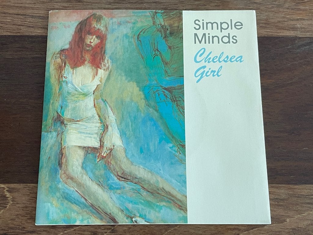 Vinyl Single Simple Minds Chelsea Girl UK ZGAN, Gebruikt, Originele persing, 7 inch, Ophalen of Verzenden